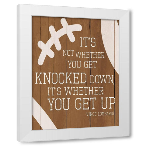 Knocked Down White Modern Wood Framed Art Print by Villa, Mlli