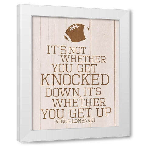 Knocked White Modern Wood Framed Art Print by Villa, Mlli