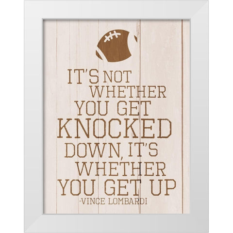 Knocked White Modern Wood Framed Art Print by Villa, Mlli