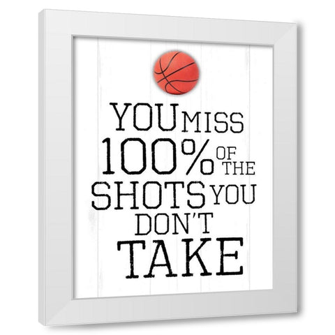 You Miss White Modern Wood Framed Art Print by Villa, Mlli