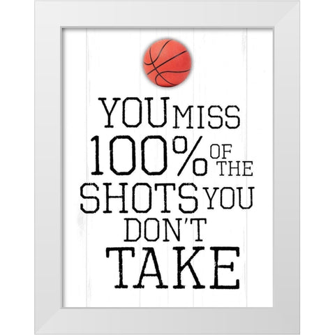 You Miss White Modern Wood Framed Art Print by Villa, Mlli