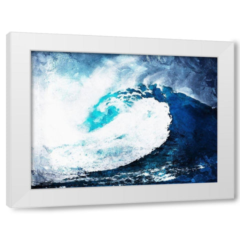 Look Close White Modern Wood Framed Art Print by Villa, Mlli
