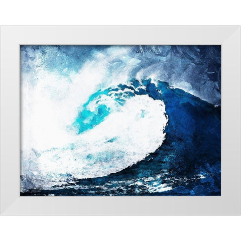 Look Close White Modern Wood Framed Art Print by Villa, Mlli
