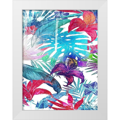 Bushel Of Tropical Mate White Modern Wood Framed Art Print by Villa, Mlli