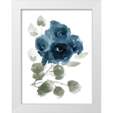 Bluequet White Modern Wood Framed Art Print by Villa, Mlli