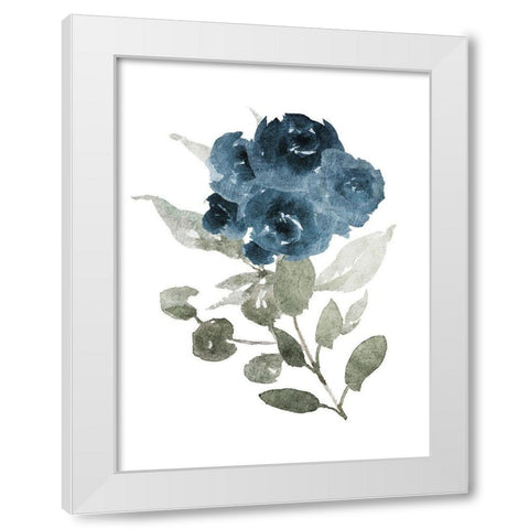 Bluequet Mate White Modern Wood Framed Art Print by Villa, Mlli