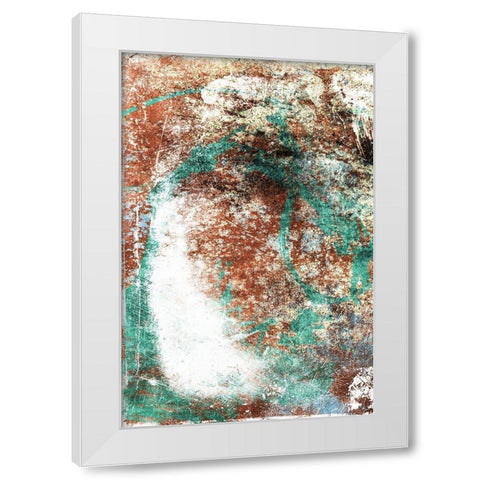 Rust Growth White Modern Wood Framed Art Print by Villa, Mlli