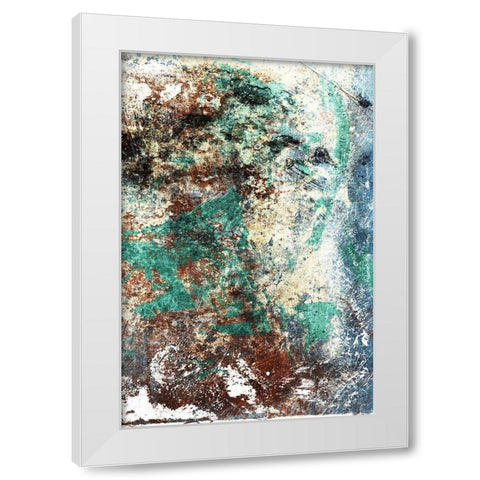 Rust Growth Mate White Modern Wood Framed Art Print by Villa, Mlli