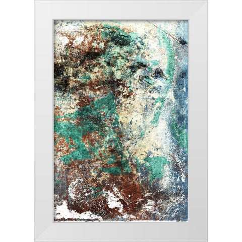 Rust Growth Mate White Modern Wood Framed Art Print by Villa, Mlli