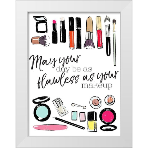 May Your White Modern Wood Framed Art Print by Villa, Mlli