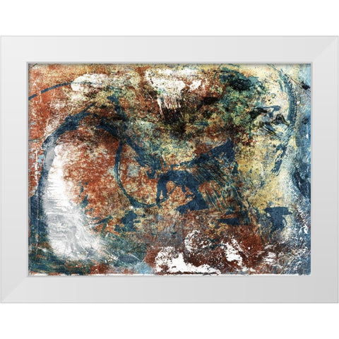 Fall In White Modern Wood Framed Art Print by Villa, Mlli