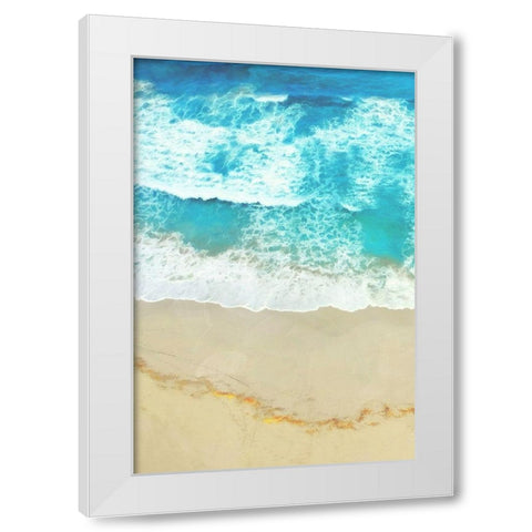 Take A Swim White Modern Wood Framed Art Print by Villa, Mlli