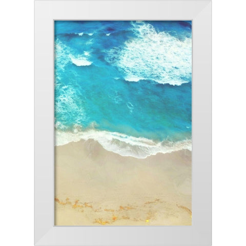 Take A Swim Mate White Modern Wood Framed Art Print by Villa, Mlli