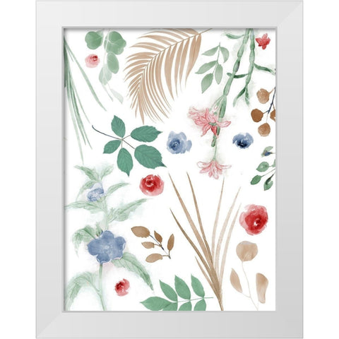 Assorted Arrangement White Modern Wood Framed Art Print by Villa, Mlli