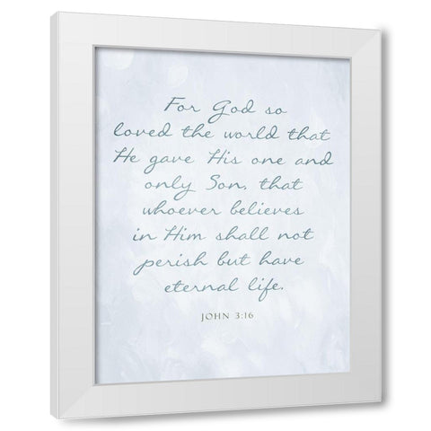 Eternal Life White Modern Wood Framed Art Print by Villa, Mlli