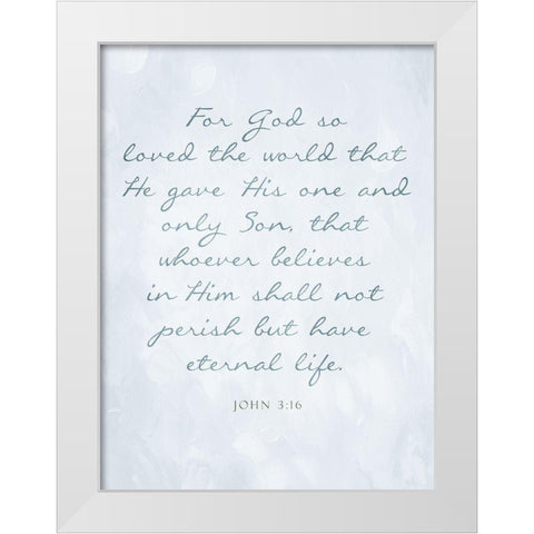 Eternal Life White Modern Wood Framed Art Print by Villa, Mlli