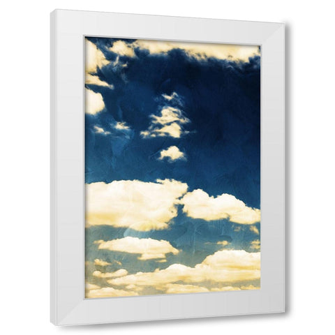 Rich Clouds White Modern Wood Framed Art Print by Villa, Mlli