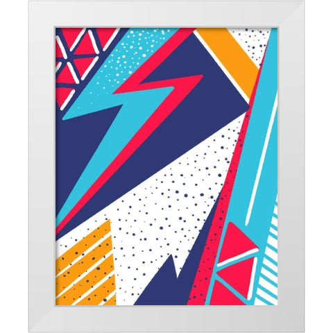 Strike White Modern Wood Framed Art Print by Villa, Mlli