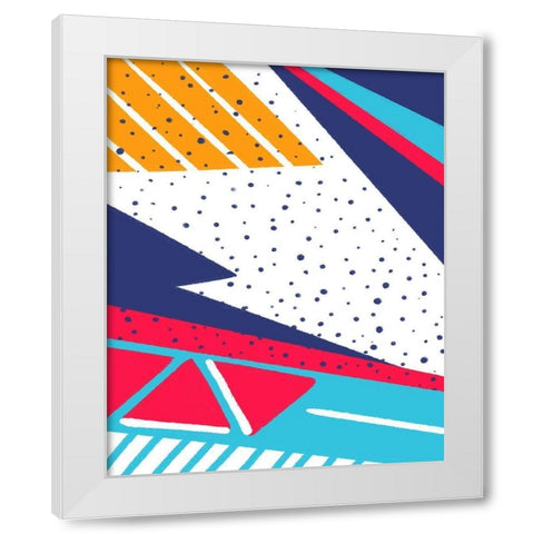 Go White Modern Wood Framed Art Print by Villa, Mlli