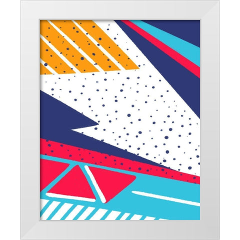 Go White Modern Wood Framed Art Print by Villa, Mlli