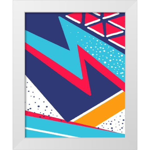 Push White Modern Wood Framed Art Print by Villa, Mlli