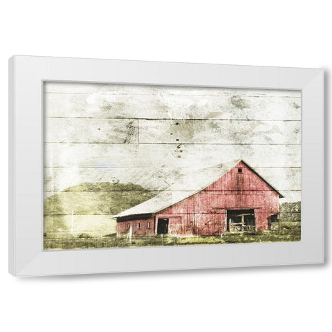 Classic Farm Mate White Modern Wood Framed Art Print by Villa, Mlli