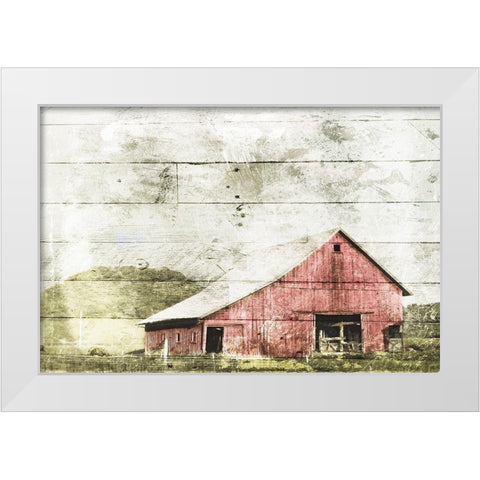 Classic Farm Mate White Modern Wood Framed Art Print by Villa, Mlli