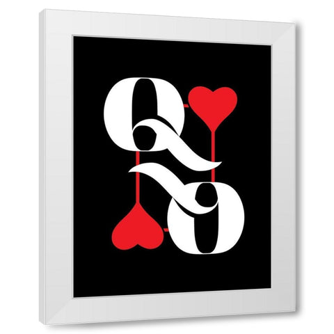 ReQueen White Modern Wood Framed Art Print by Villa, Milli