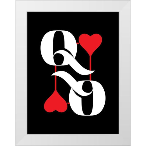 ReQueen White Modern Wood Framed Art Print by Villa, Milli