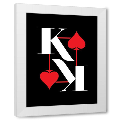 ReKing White Modern Wood Framed Art Print by Villa, Milli