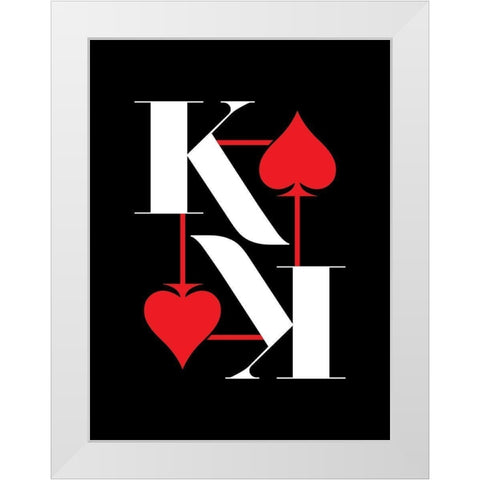 ReKing White Modern Wood Framed Art Print by Villa, Milli