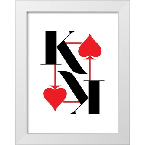 King White Modern Wood Framed Art Print by Villa, Milli
