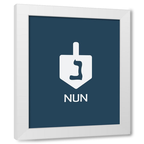 Nun White Modern Wood Framed Art Print by Villa, Milli