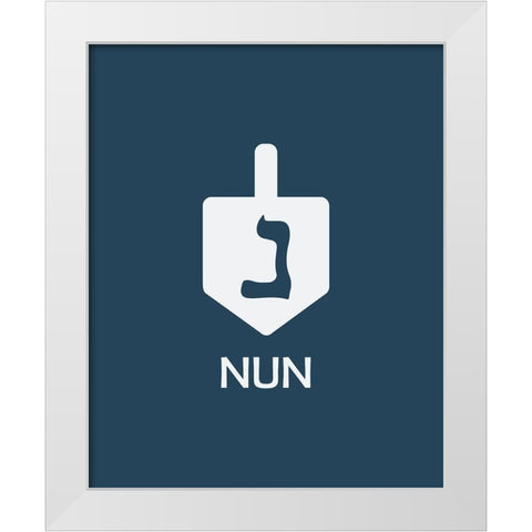Nun White Modern Wood Framed Art Print by Villa, Milli