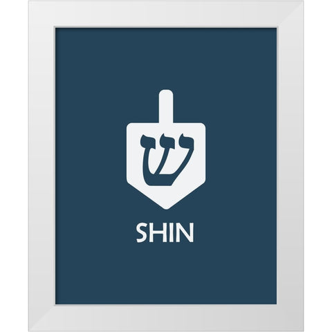 Shin White Modern Wood Framed Art Print by Villa, Milli