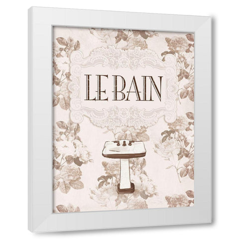 Le Bain White Modern Wood Framed Art Print by Villa, Milli