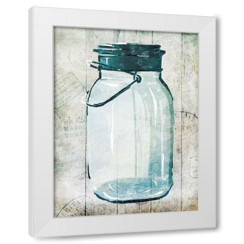 Empty Farm Jar 1 White Modern Wood Framed Art Print by Villa, Milli