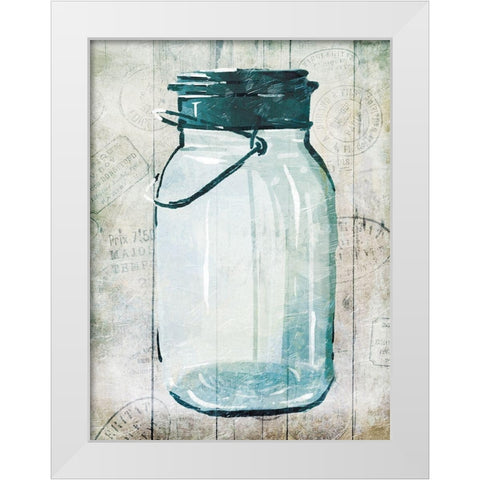Empty Farm Jar 1 White Modern Wood Framed Art Print by Villa, Milli