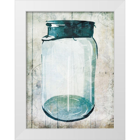 Empty Farm Jar 2 White Modern Wood Framed Art Print by Villa, Milli