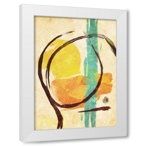 Holding White Modern Wood Framed Art Print by Villa, Milli