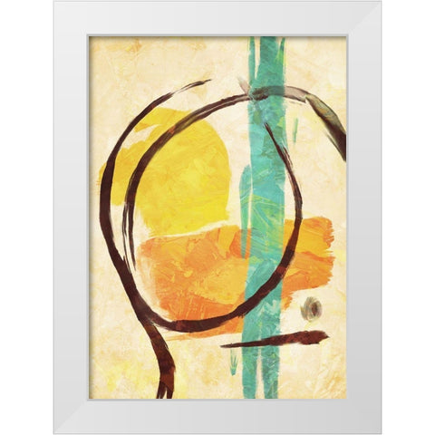 Holding White Modern Wood Framed Art Print by Villa, Milli