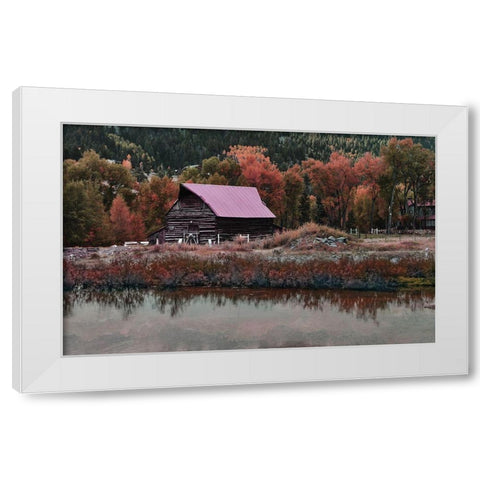 Lodgeview White Modern Wood Framed Art Print by Villa, Milli
