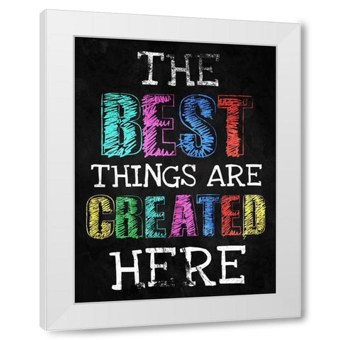 Best Created White Modern Wood Framed Art Print by Villa, Milli