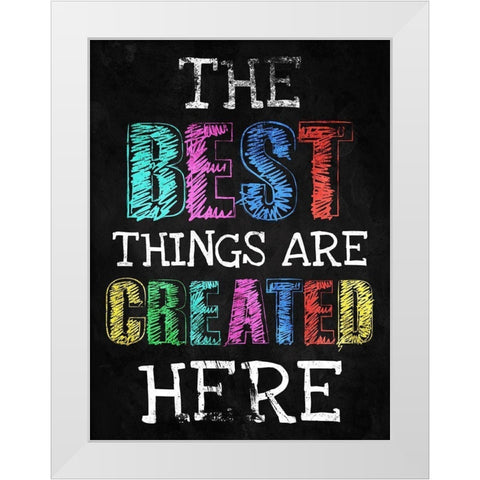 Best Created White Modern Wood Framed Art Print by Villa, Milli