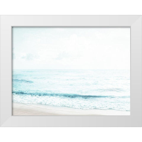 Enjoy The Calm View White Modern Wood Framed Art Print by Villa, Milli