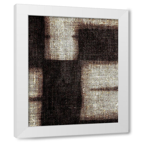 Brunt Jute 1 White Modern Wood Framed Art Print by Villa, Milli