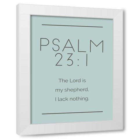 New Psalm Murky White Modern Wood Framed Art Print by Villa, Milli