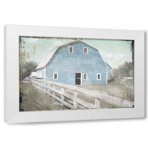 Spring Barn Look Out White Modern Wood Framed Art Print by Villa, Milli