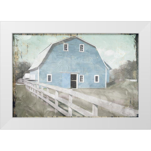 Spring Barn Look Out White Modern Wood Framed Art Print by Villa, Milli