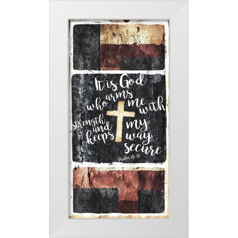 It Is God White Modern Wood Framed Art Print by Villa, Mlli
